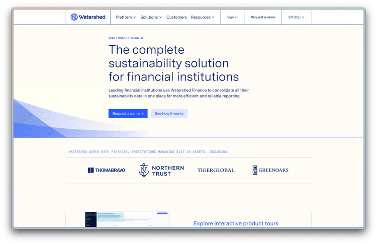 Watershed website preview